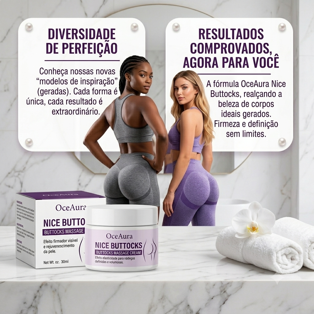 Creme Modelador Glúteos Lumora — Firmeza & Definição