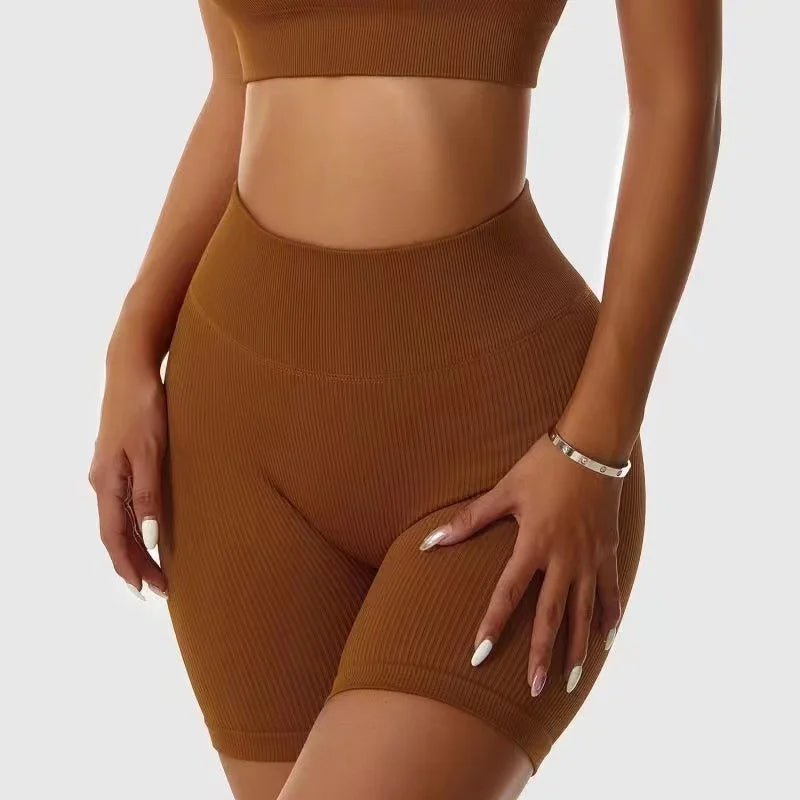 Shorts Esportivo Seamless Cintura Alta Push Up