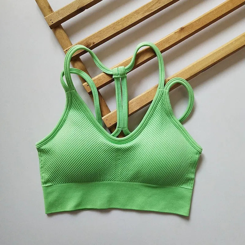 Top Alça Fina Seamless com Bojo — Costas Abertas e Segunda Pele