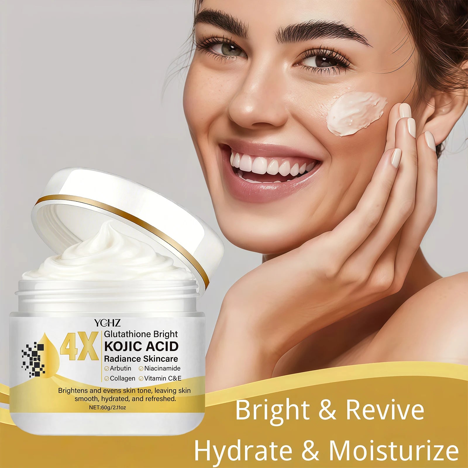 Creme Clareador Facial Ácido Kójico 60g