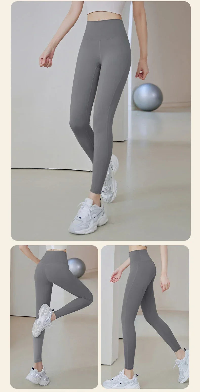 Legging Plus Size Seamless Cintura Alta Tummy Control