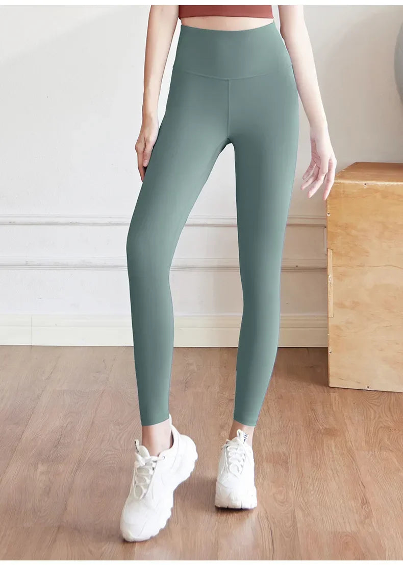 Legging Plus Size Seamless Cintura Alta Tummy Control