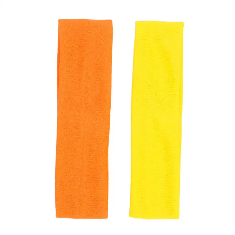 Kit 7 Faixas de Cabelo Esportivas Coloridas