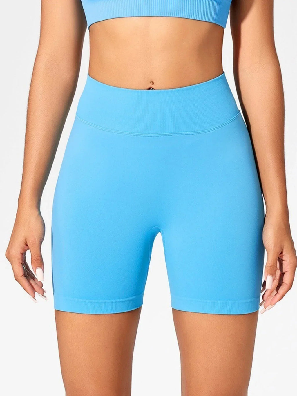 Shorts Yoga Cintura Alta Seamless