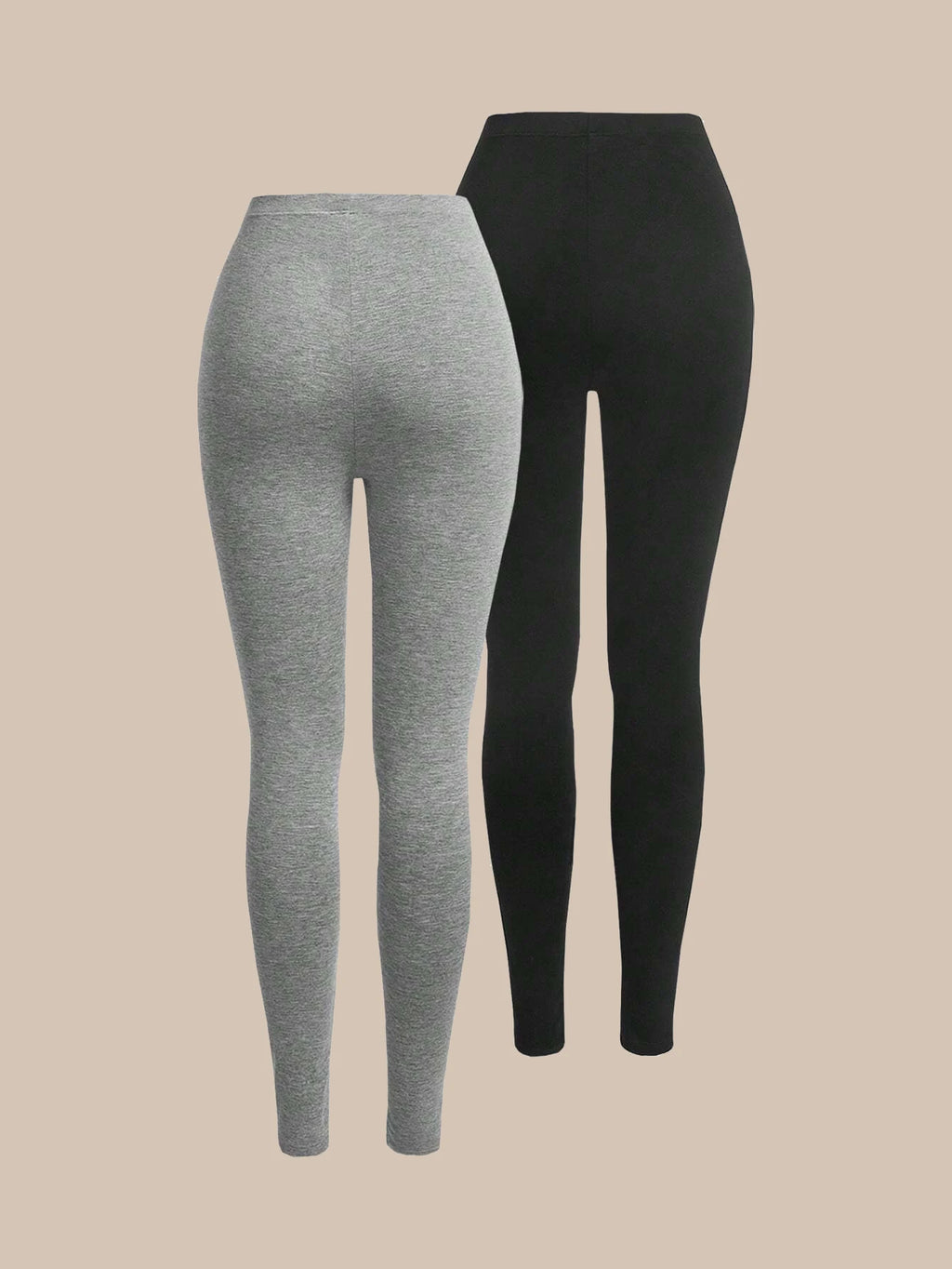Kit 2 Leggings Cintura Alta — Modela, Sustenta e Não Marca