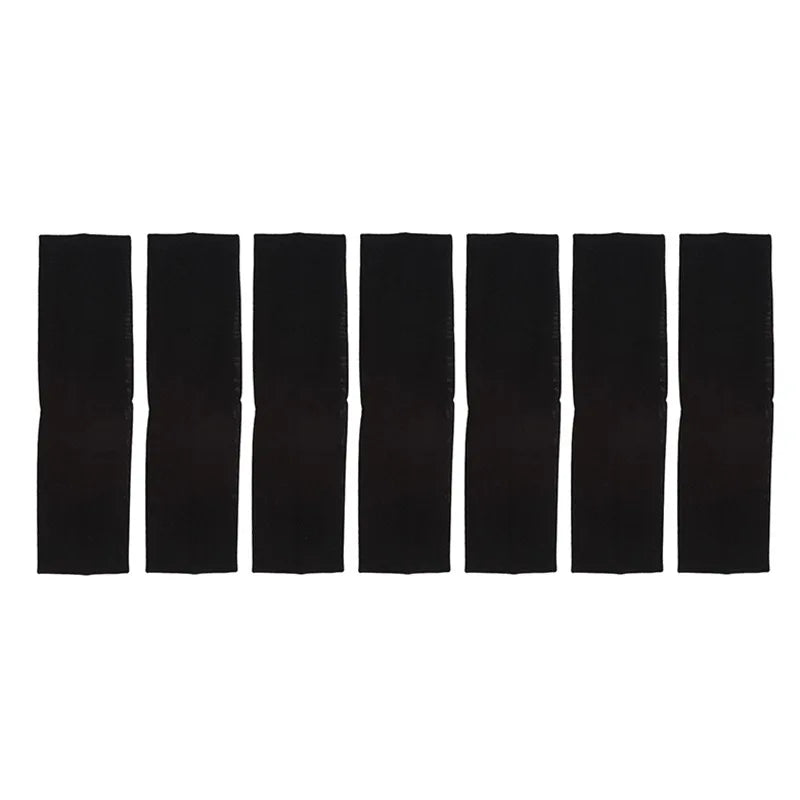 Kit 7 Faixas de Cabelo Esportivas Coloridas