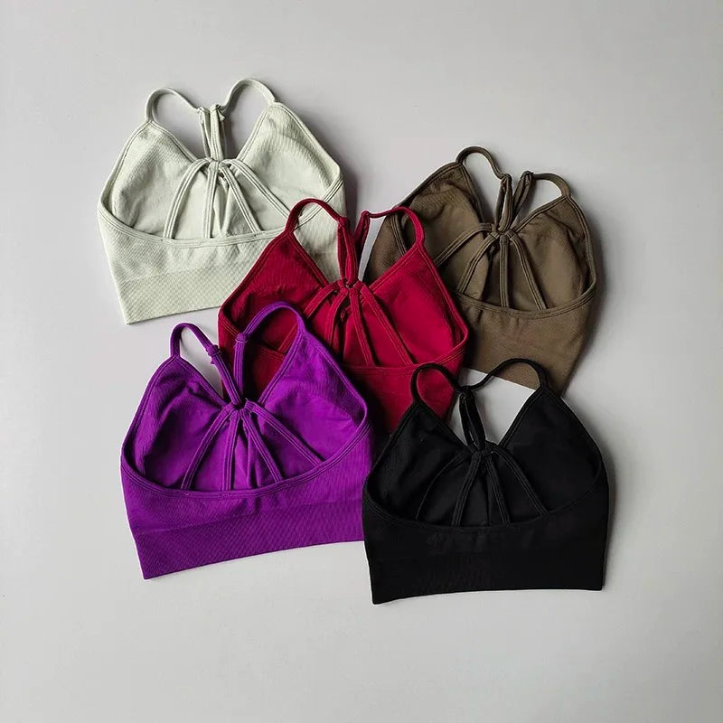 Conjunto Fitness Seamless Cintura Alta — Top + Legging Push Up