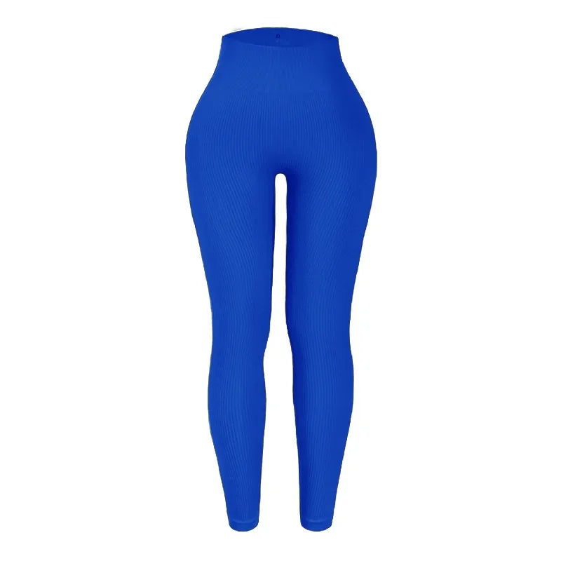 Legging Knit Seamless Cintura Alta Hip Lift