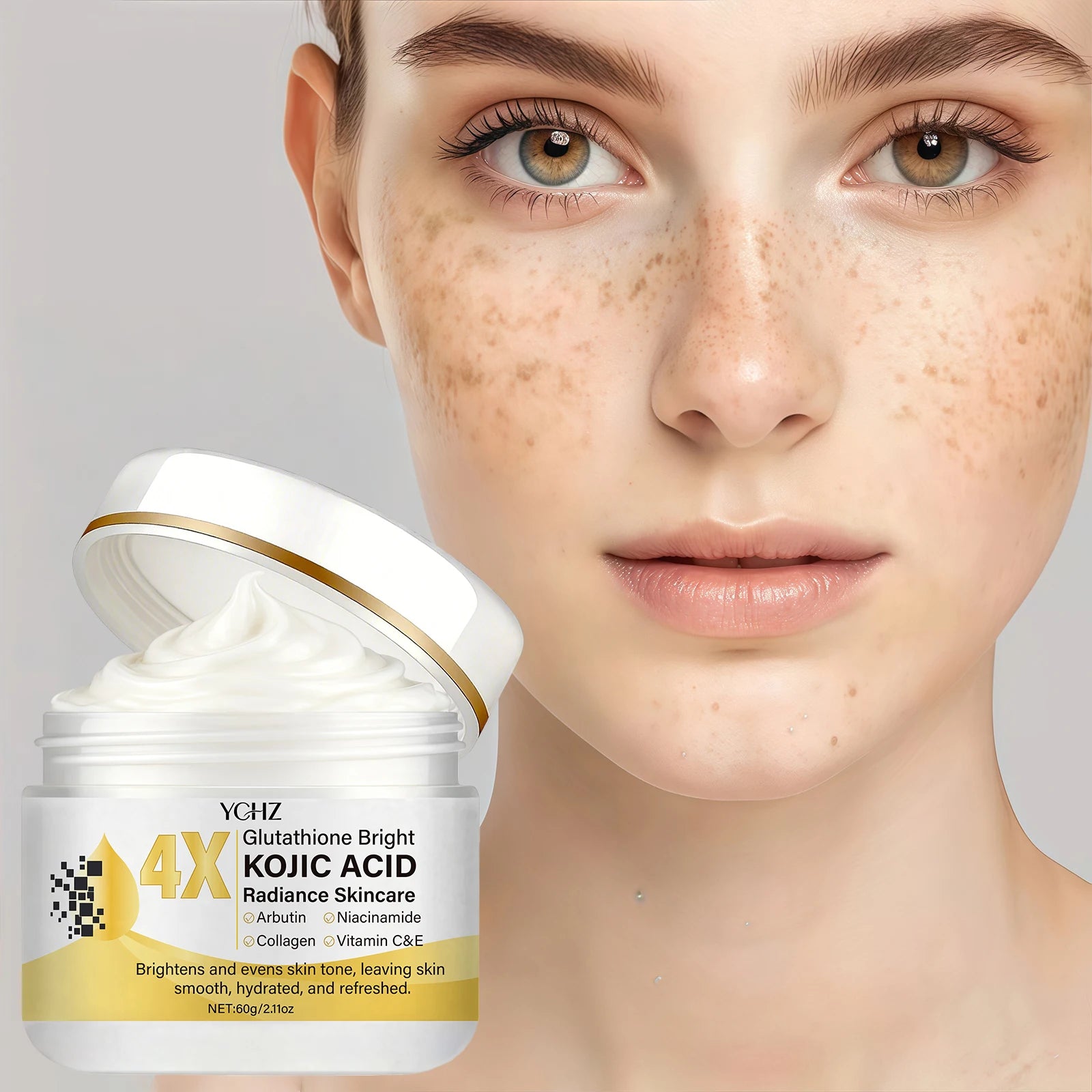 Creme Clareador Facial Ácido Kójico 60g
