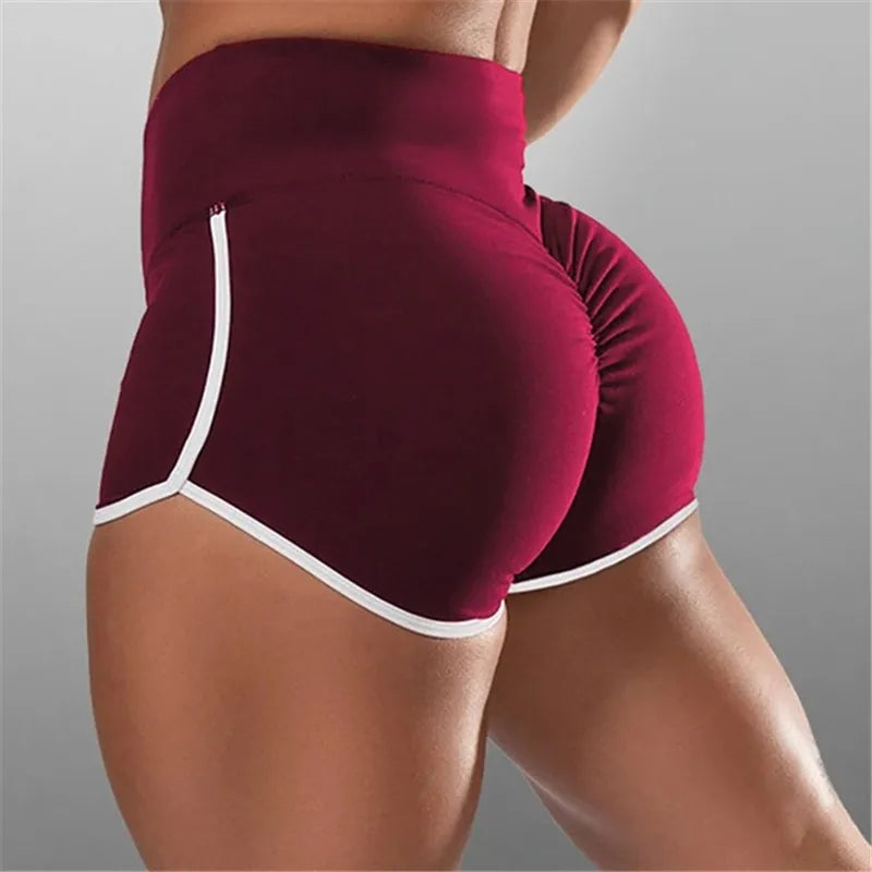 Shorts Fitness Cintura Alta Corrida — Efeito Push Up e Leveza Total