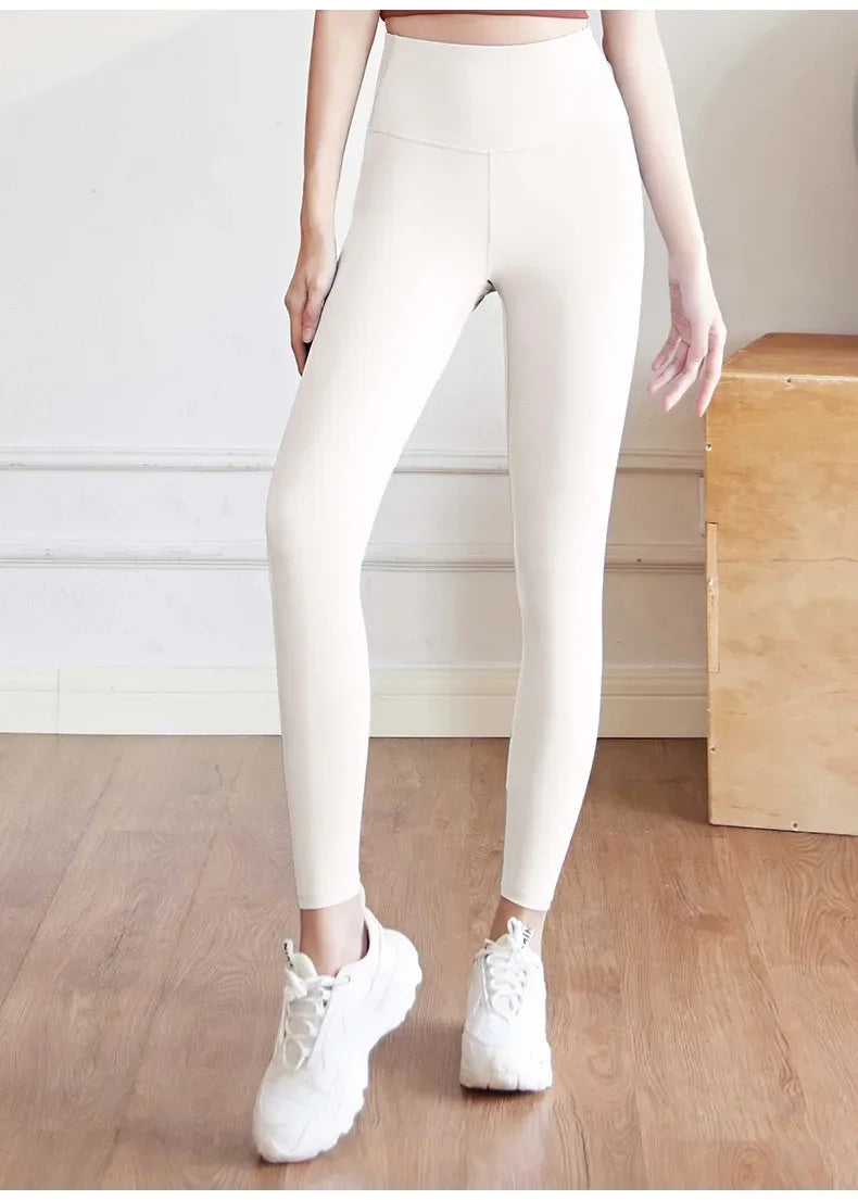 Legging Plus Size Seamless Cintura Alta Tummy Control