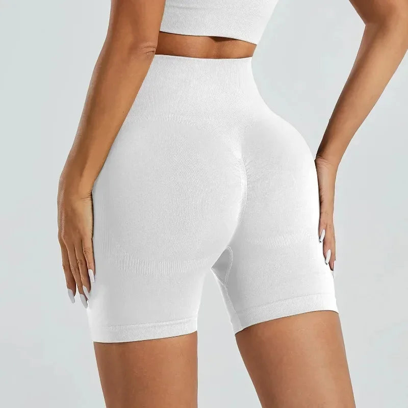 Shorts Yoga Cintura Alta Seamless