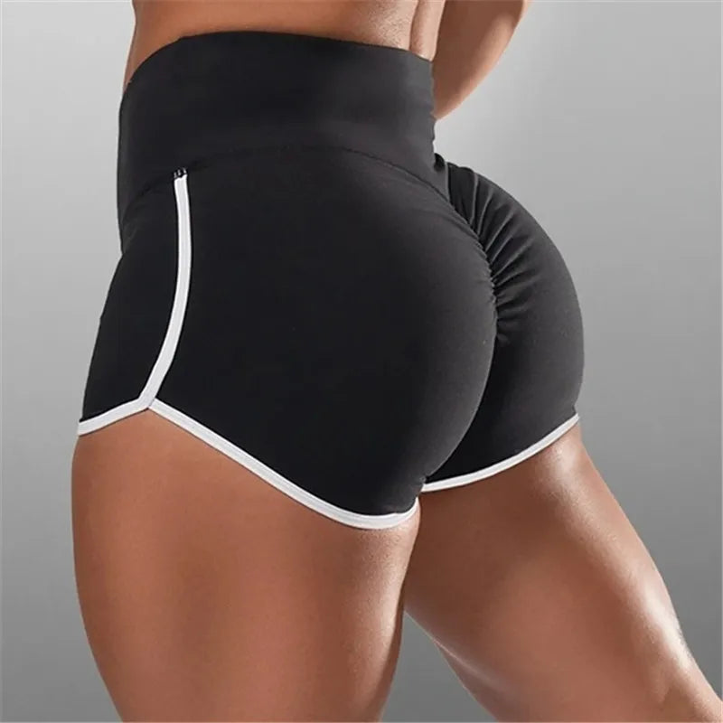 Shorts Fitness Cintura Alta Corrida — Efeito Push Up e Leveza Total