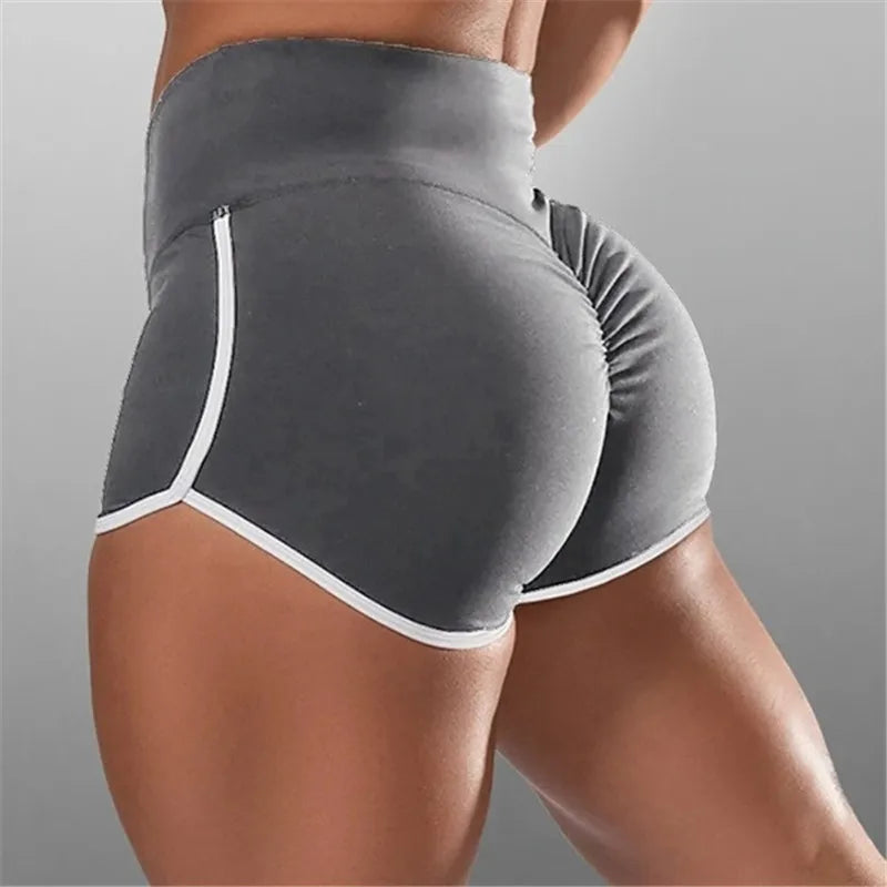 Shorts Fitness Cintura Alta Corrida — Efeito Push Up e Leveza Total