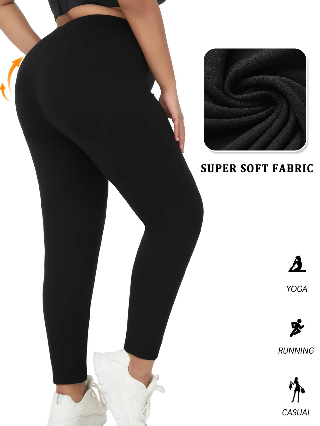 Legging Plus Size Super Soft — Sem Transparência e Alta Durabilidade