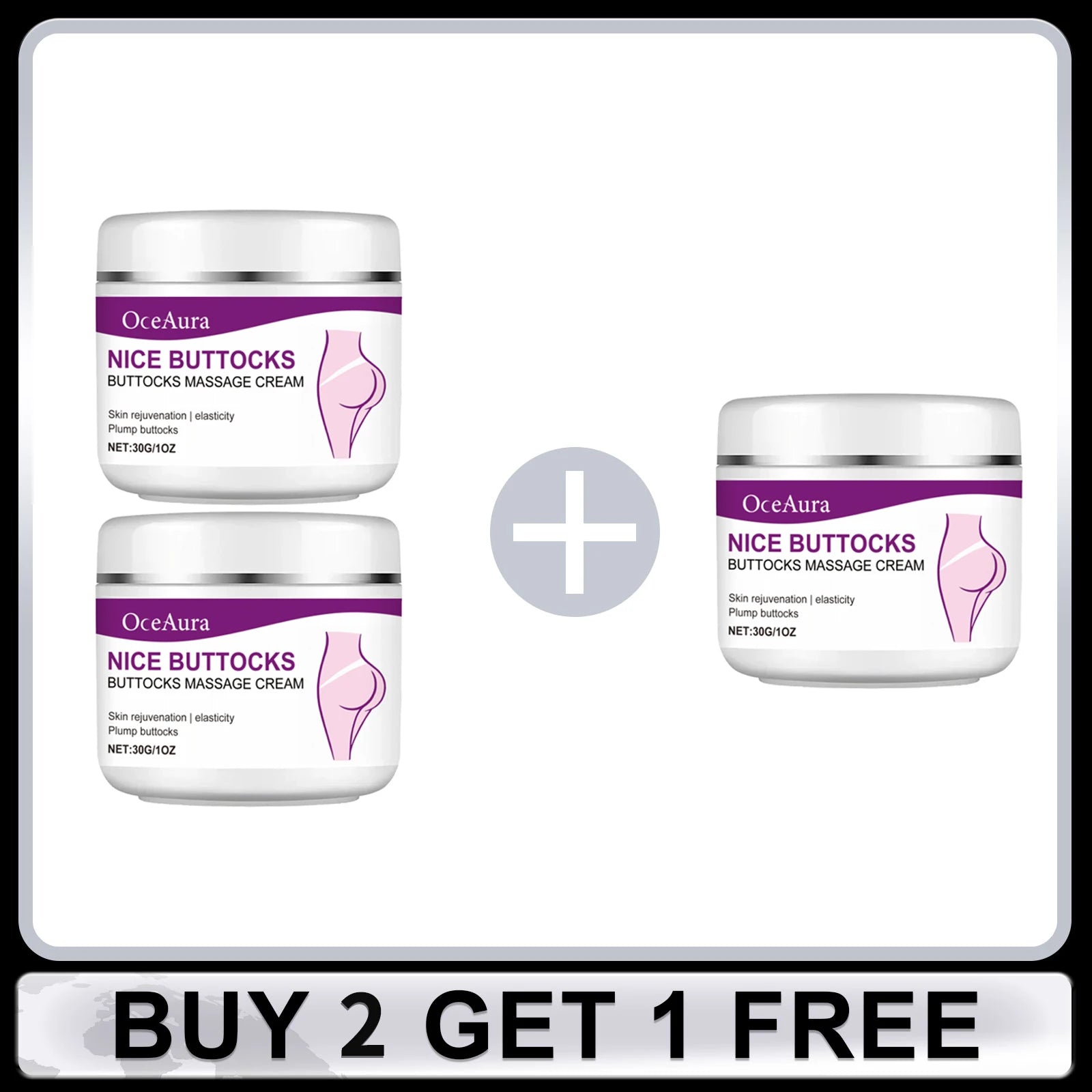 Creme Modelador Glúteos Lumora — Firmeza & Definição