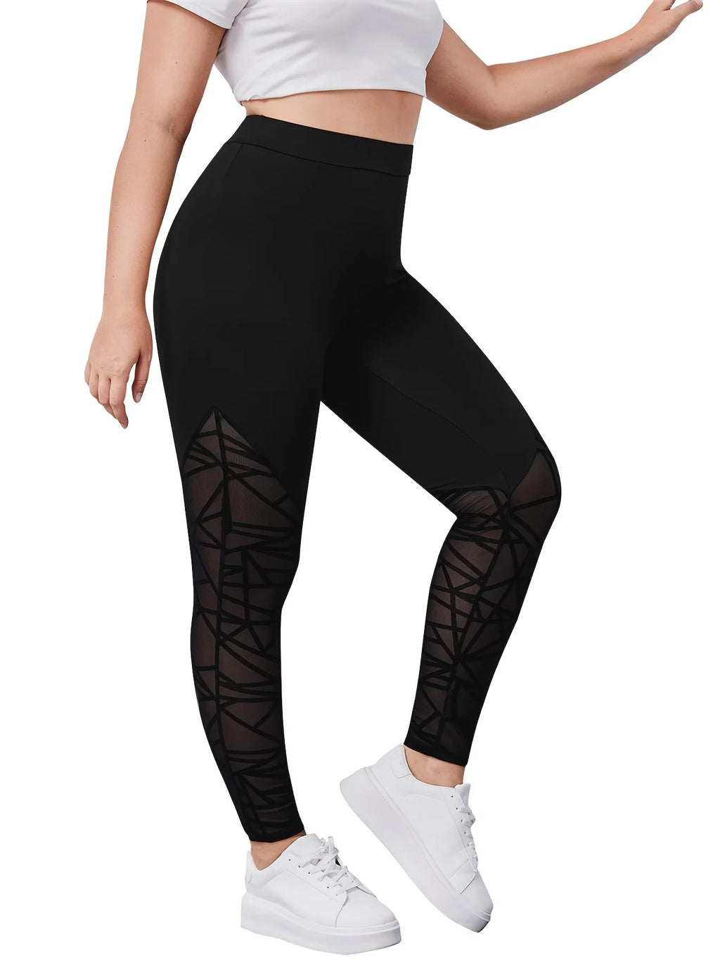 Calça Yoga 7/8 Plus Size Modeladora