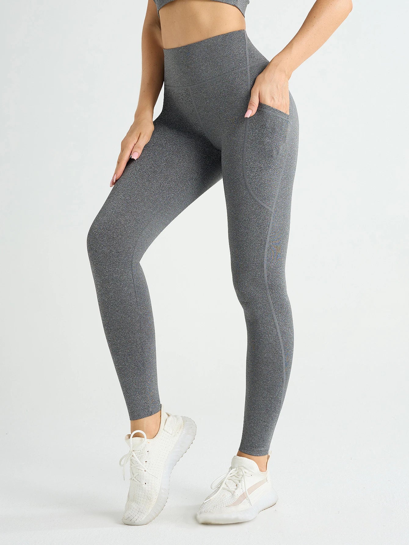 Legging Cintura Alta com Bolsos Push Up