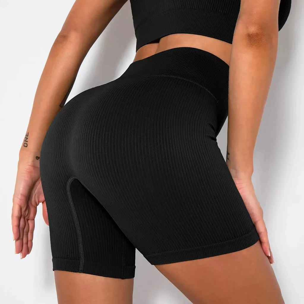Shorts Esportivo Seamless Cintura Alta Push Up