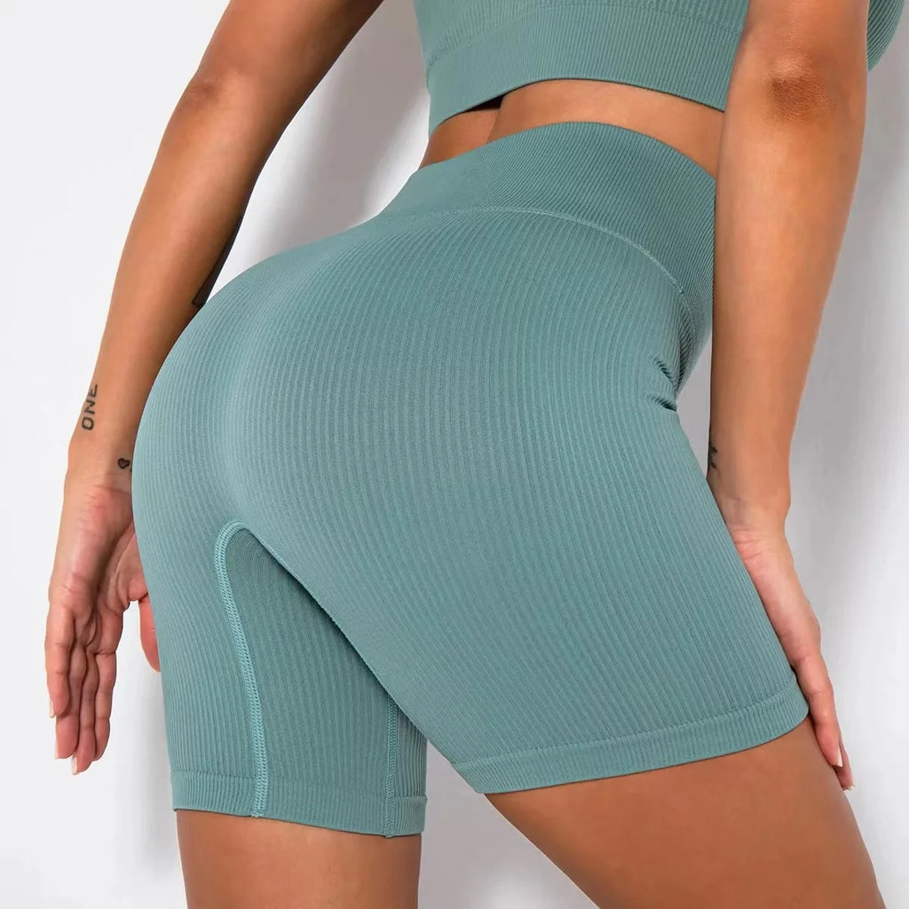 Shorts Esportivo Seamless Cintura Alta Push Up