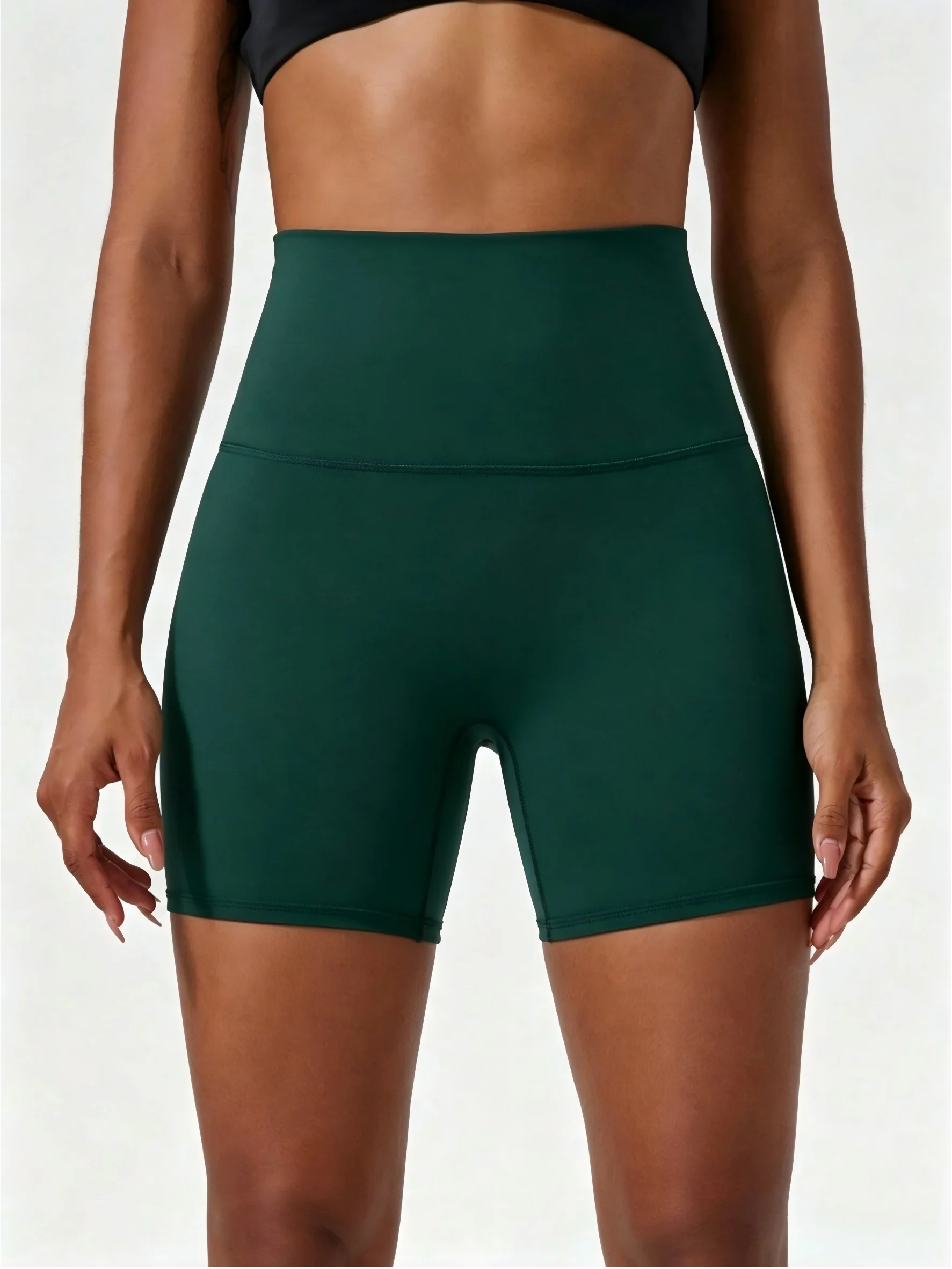 Shorts Fitness Cintura Alta — Efeito Lifting e Modelagem Slim