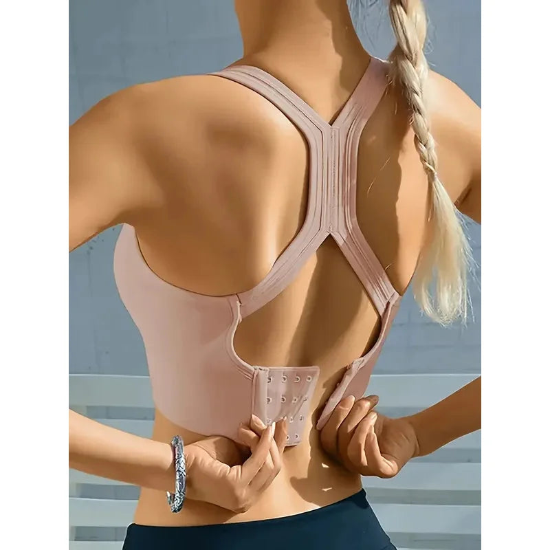 Top Esportivo Seamless Push Up com Bojo