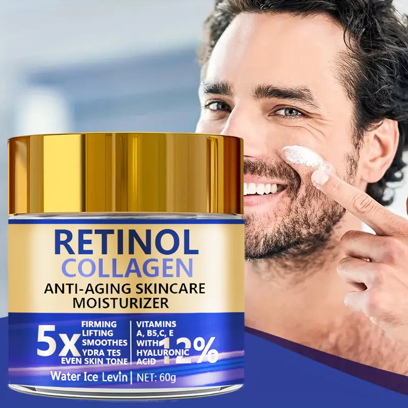 Creme Facial Retinol & Colágeno Antissinais 60g
