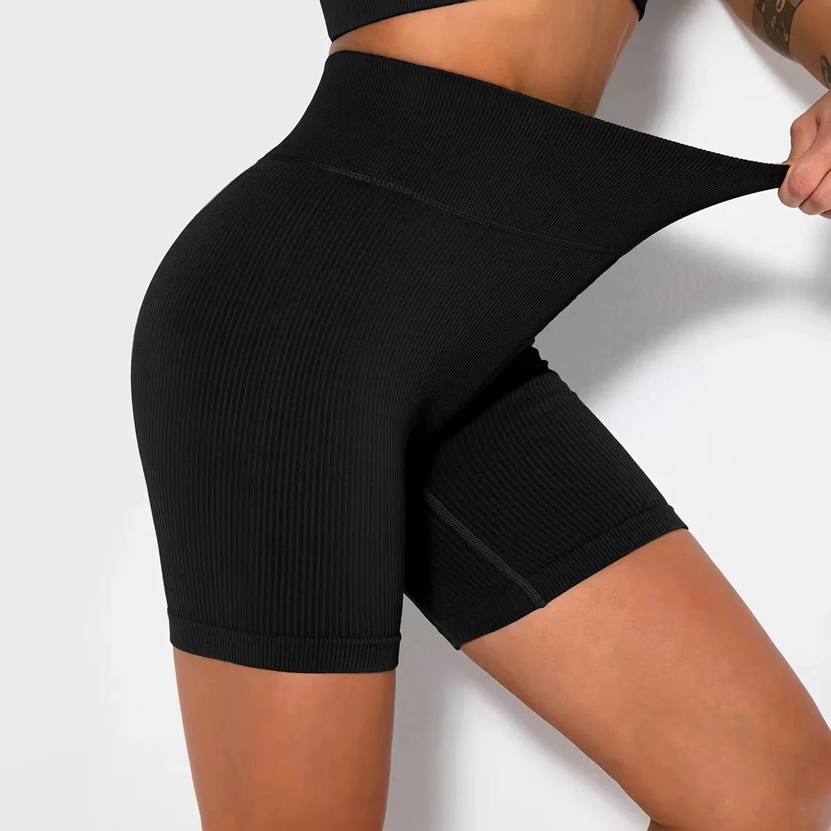 Shorts Esportivo Seamless Cintura Alta Push Up