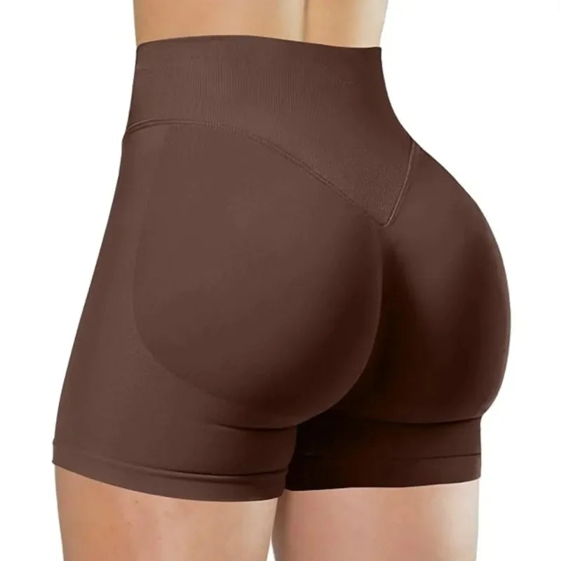 Shorts Yoga Cintura Alta Seamless