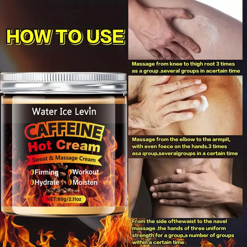 Creme Térmico de Massagem com Cafeína 60g