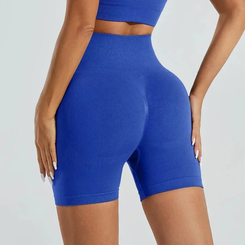 Shorts Yoga Cintura Alta Seamless