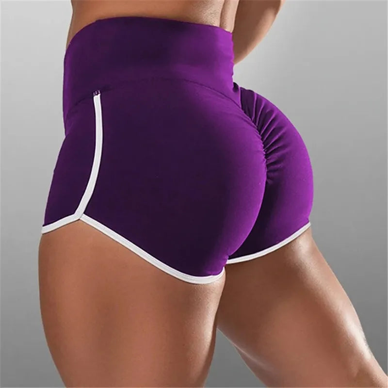 Shorts Fitness Cintura Alta Corrida — Efeito Push Up e Leveza Total