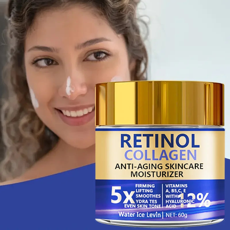 Creme Facial Retinol & Colágeno Antissinais 60g