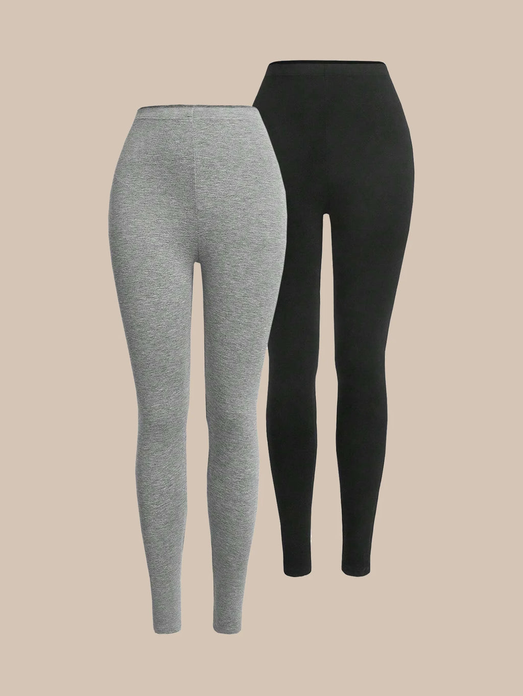 Kit 2 Leggings Cintura Alta — Modela, Sustenta e Não Marca