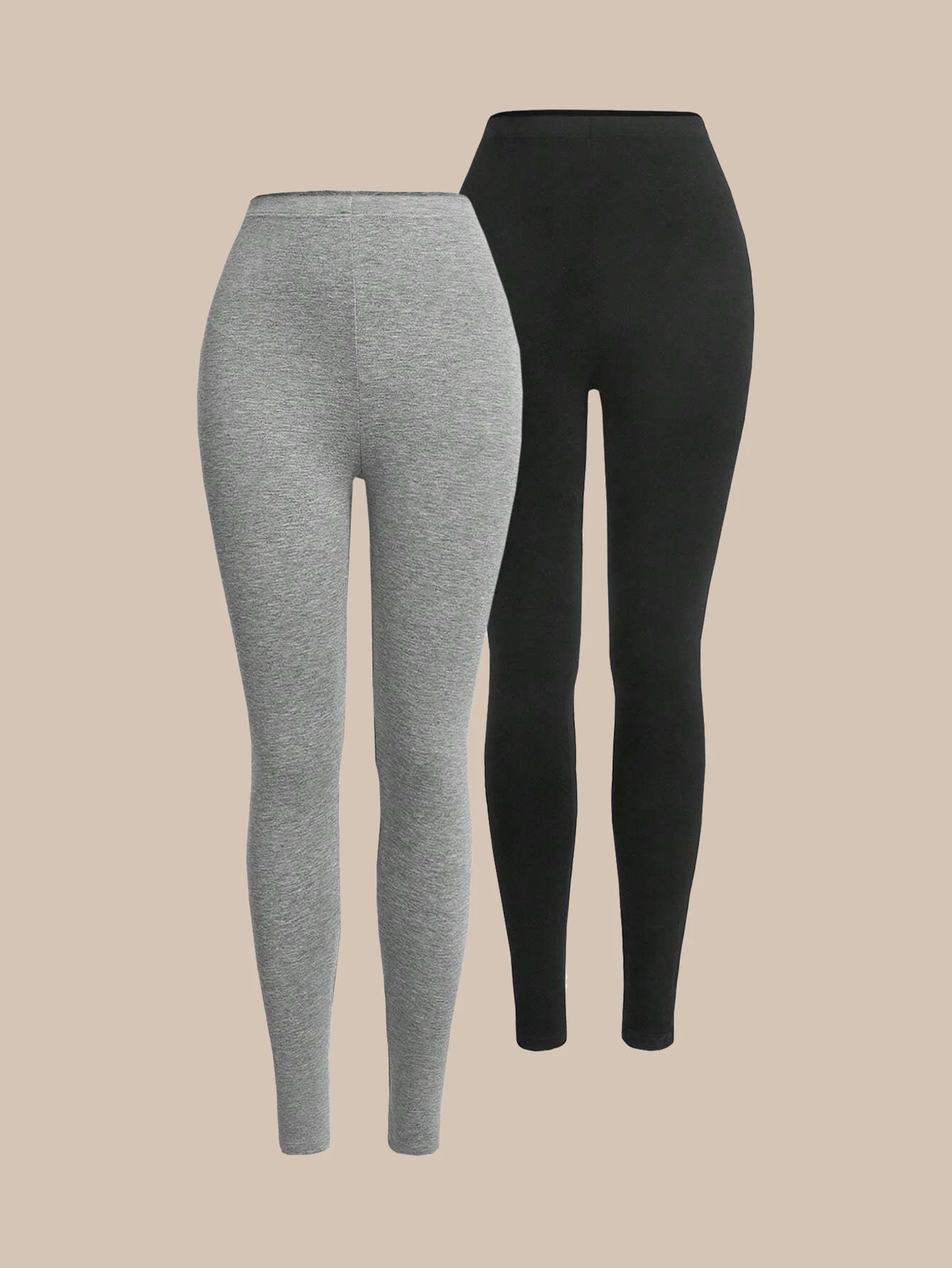 Kit 2 Leggings Cintura Alta — Modela, Sustenta e Não Marca