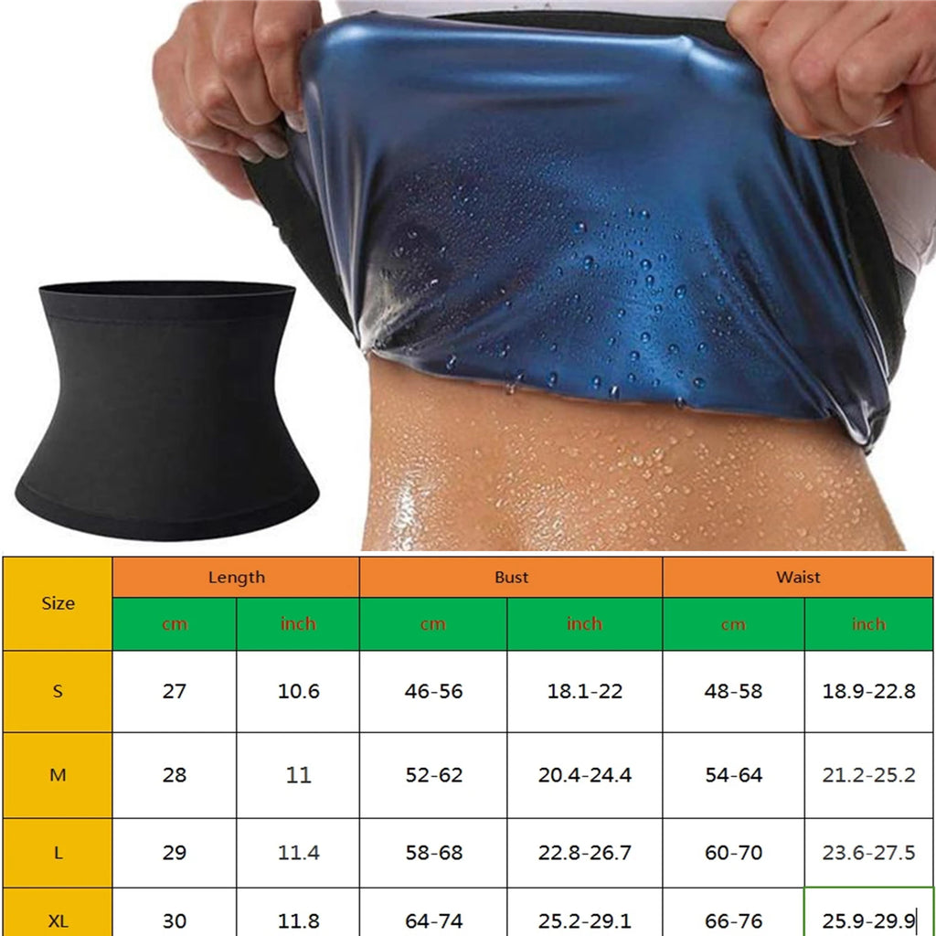 Cinta Modeladora Sauna Efeito Suor